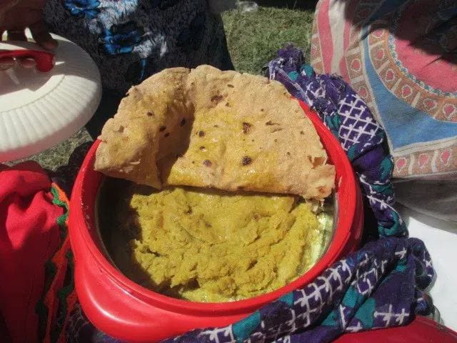 Traditional Chitrali breakfast